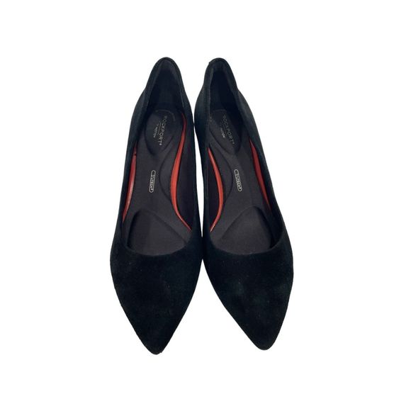 Rockport Total Motion Salima Women's Black Suede Pump sz 8 - Picture 7 of 11